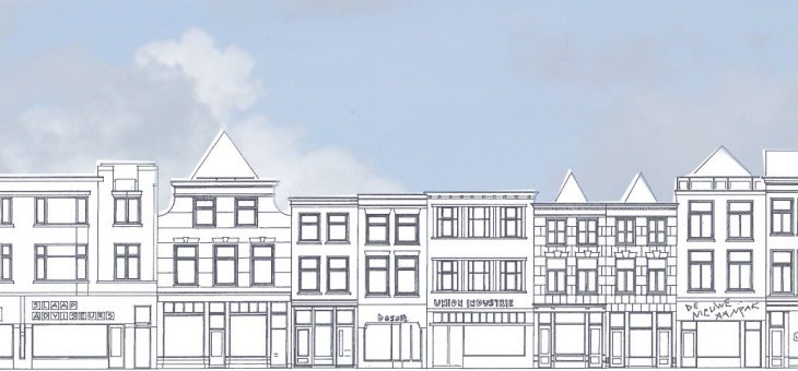 Renovatie Restauratie winkels appartementen Spui Den Haag